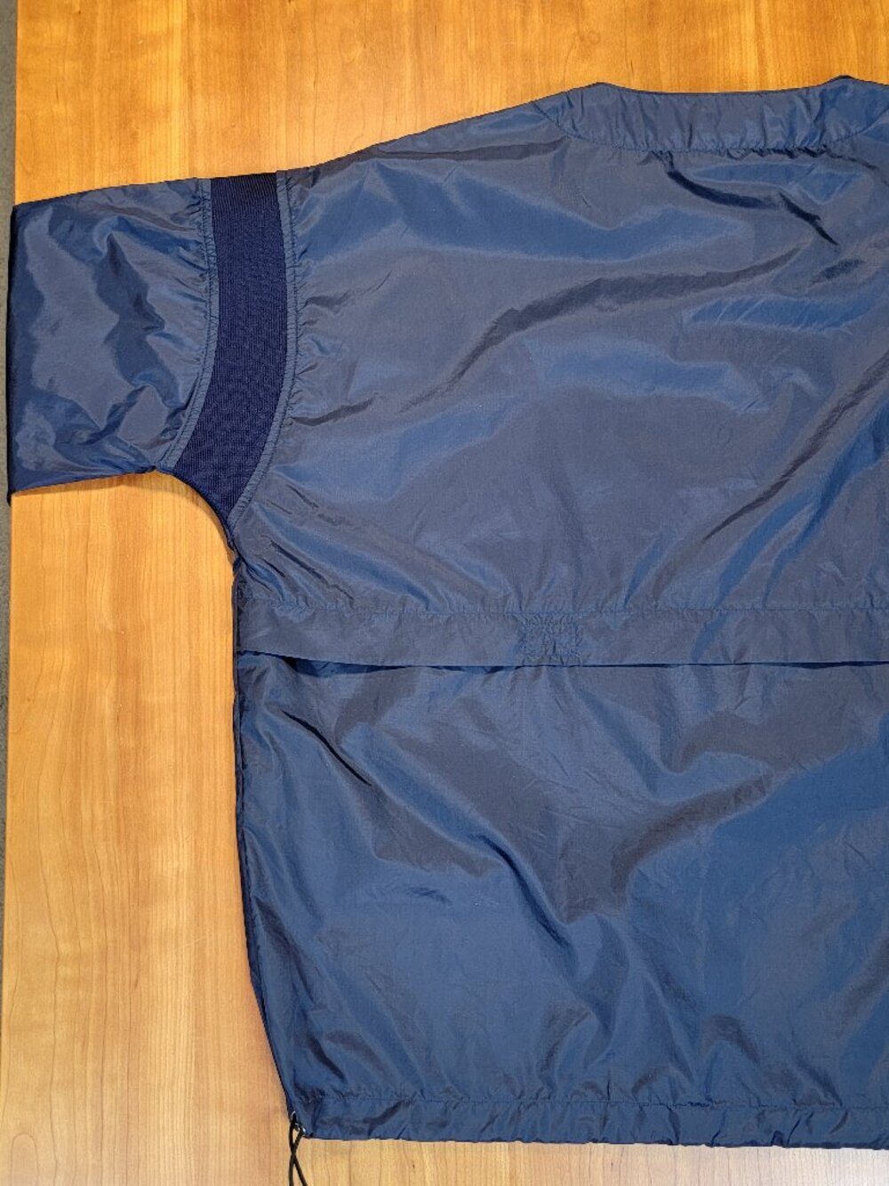 Vintage 90s MLB Navy New York Yankees Majestic Pullover Nylon Rain Jacket - M - Picture 11 of 13